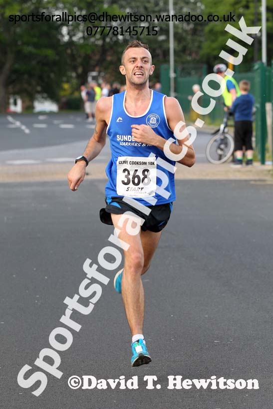Craig Isherwood (Sunderland) in the Clive Cookson 10k. Photo: David T. Hewitson/Sports for All Pics